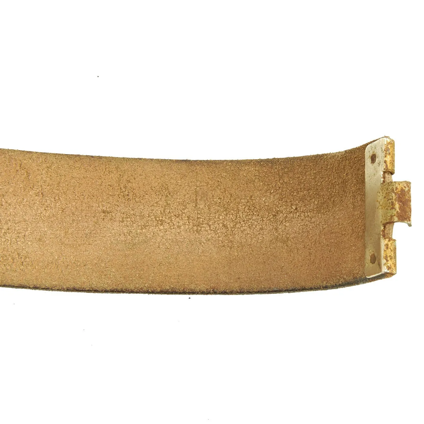 Original German WWII DRB Bahnschutzpolizei Railway Police Belt with Pebbled Steel Buckle