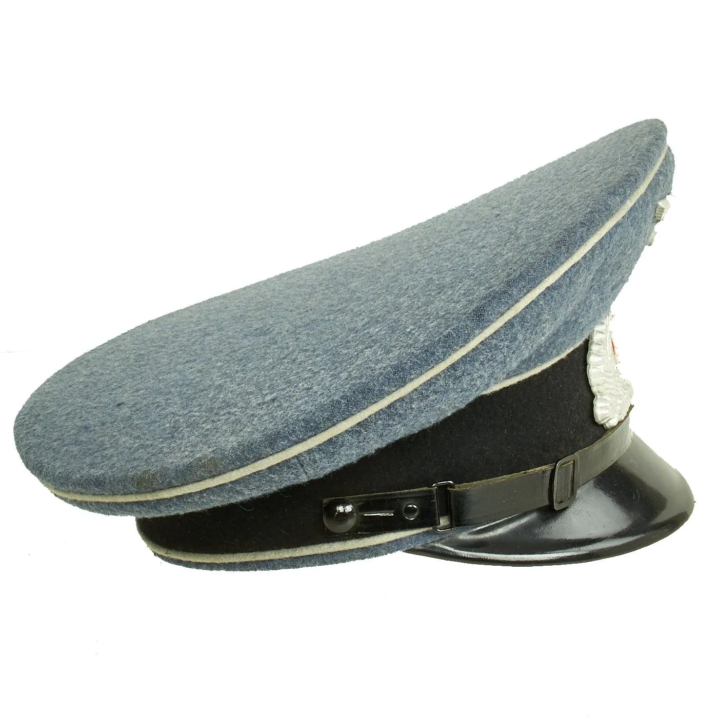 Original German WWII DRB Bahnschutzpolizei Railway Police Visor Cap by Clemens Wagner - 58cm