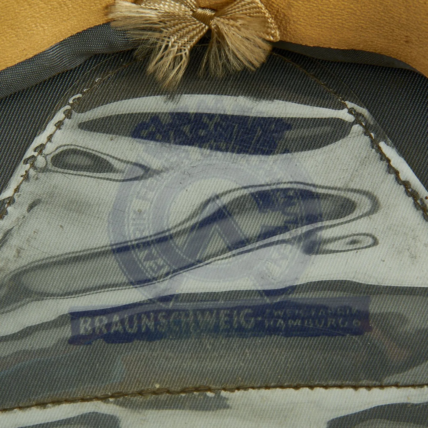 Original German WWII DRB Bahnschutzpolizei Railway Police Visor Cap by Clemens Wagner - 58cm