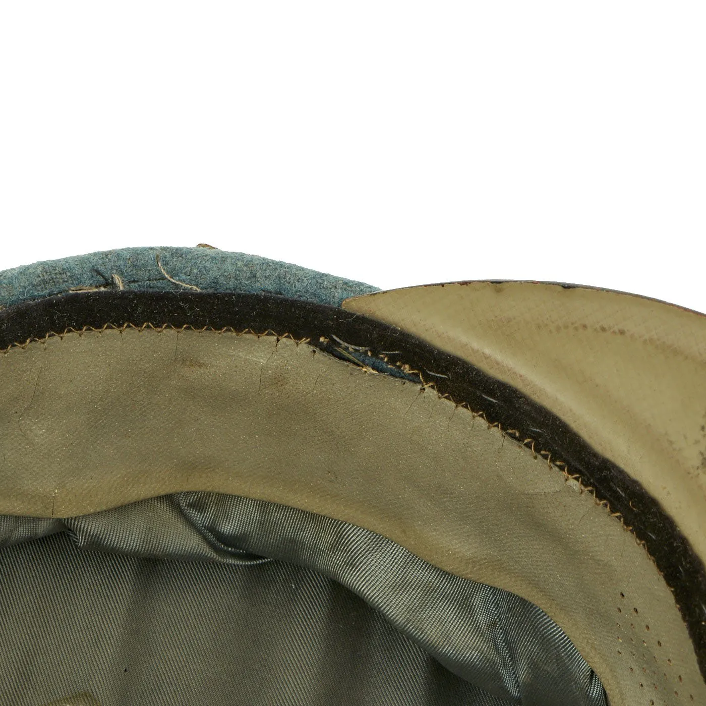 Original German WWII DRB Bahnschutzpolizei Railway Police Visor Cap by Peter Küpper - 55cm