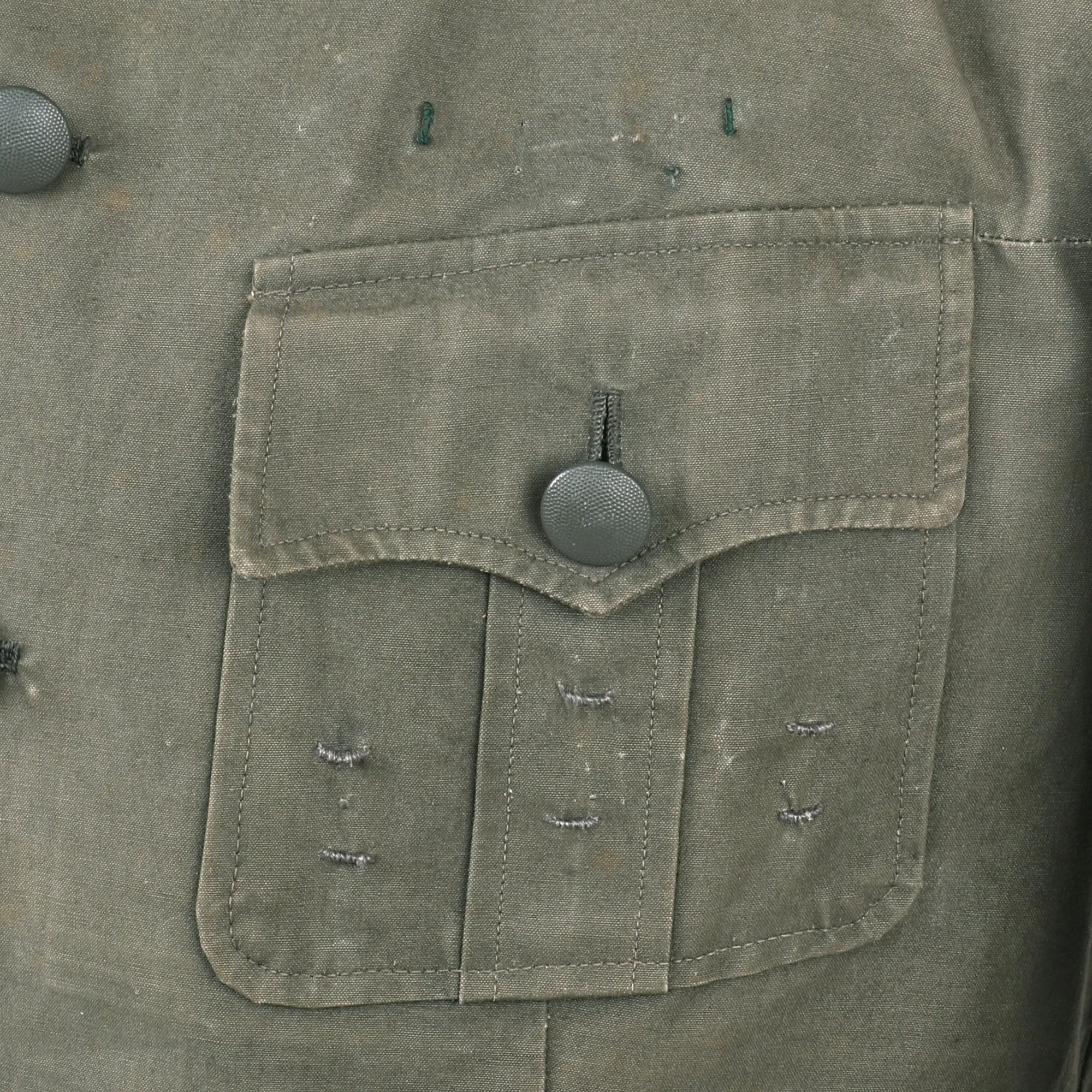 Original German WWII Heer Infantry Oberleutnant Officer Summer Weight M36 Field Tunic by Wilhelm Holters with Rare Kurland Cuff Title - Infanterie Regiment 32