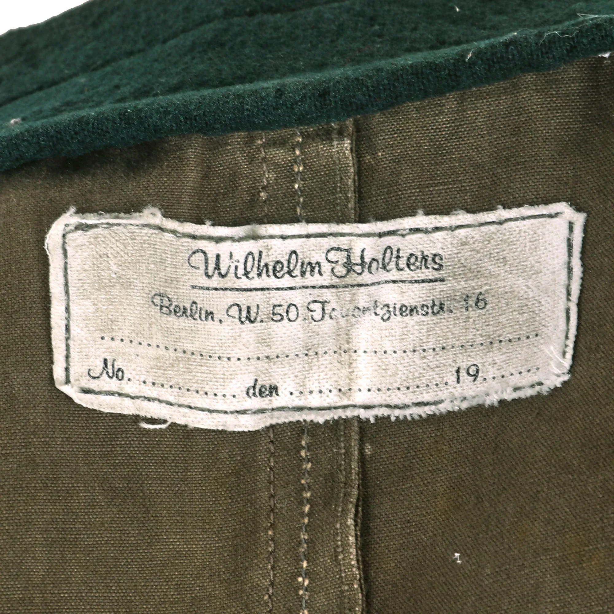 Original German WWII Heer Infantry Oberleutnant Officer Summer Weight M36 Field Tunic by Wilhelm Holters with Rare Kurland Cuff Title - Infanterie Regiment 32