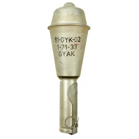 Original Hungarian Cold War Era 1971 Dated AZ58-K100 GYAK Training Grenade - Complete