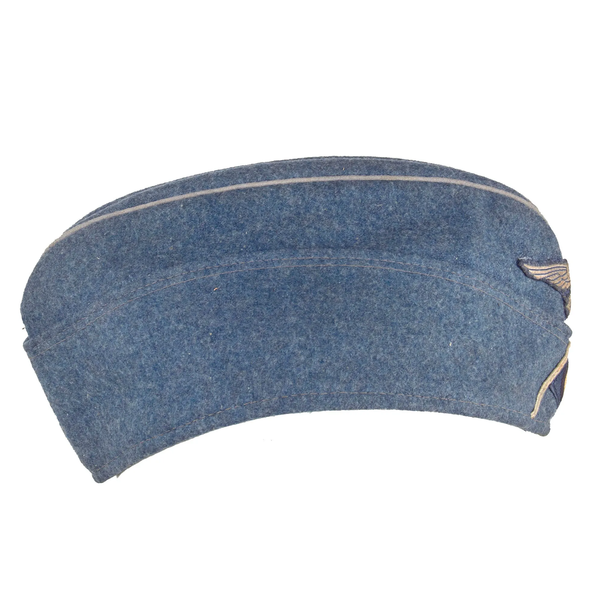 Original Rare German WWII USGI Bring Back DRB Bahnschutzpolizei Railway Police Overseas Cap by Peter Küpper - 56cm