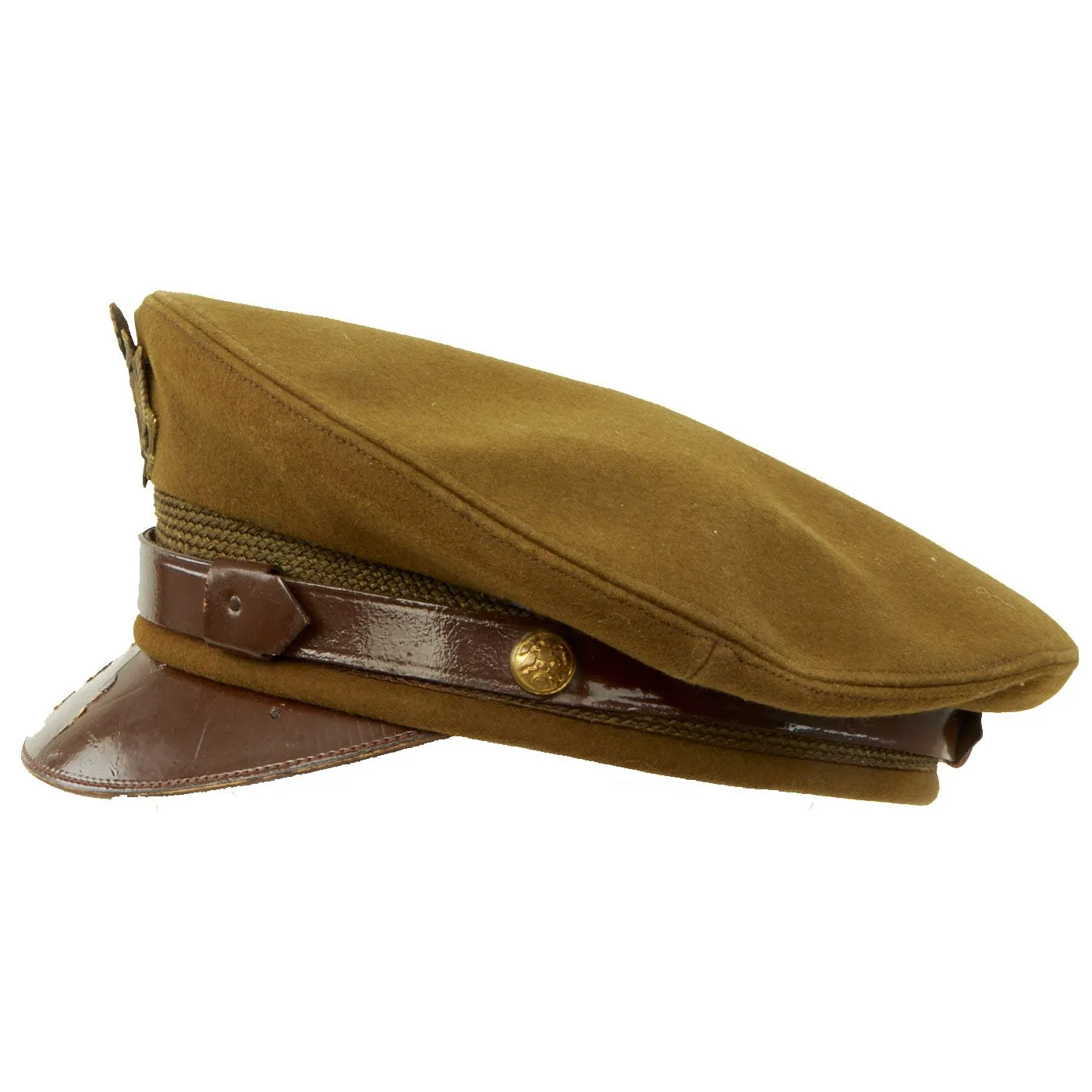 Original U.S. WWII USAAF Pilot Crush Cap with ANB-H-1 Receivers Headset