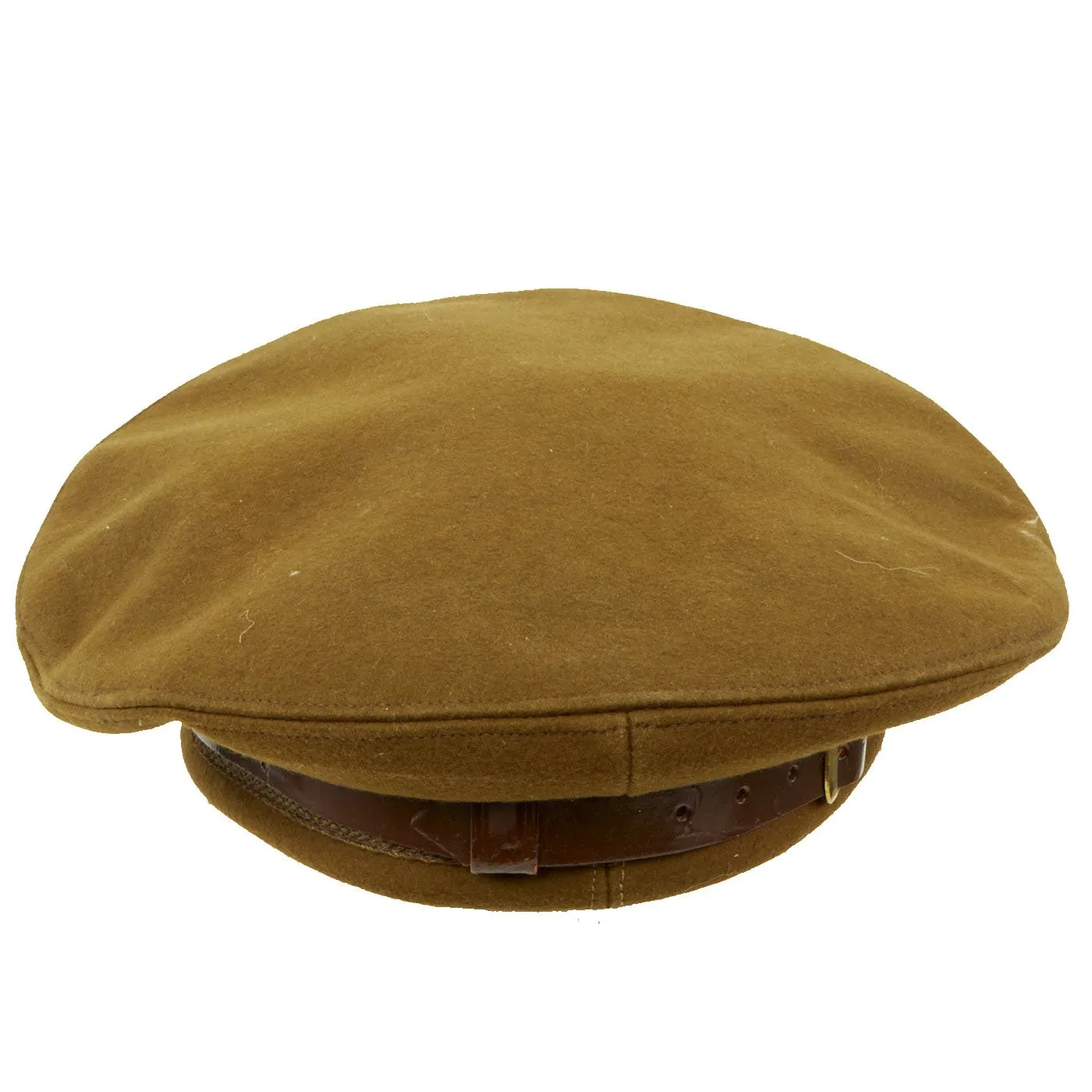 Original U.S. WWII USAAF Pilot Crush Cap with ANB-H-1 Receivers Headset