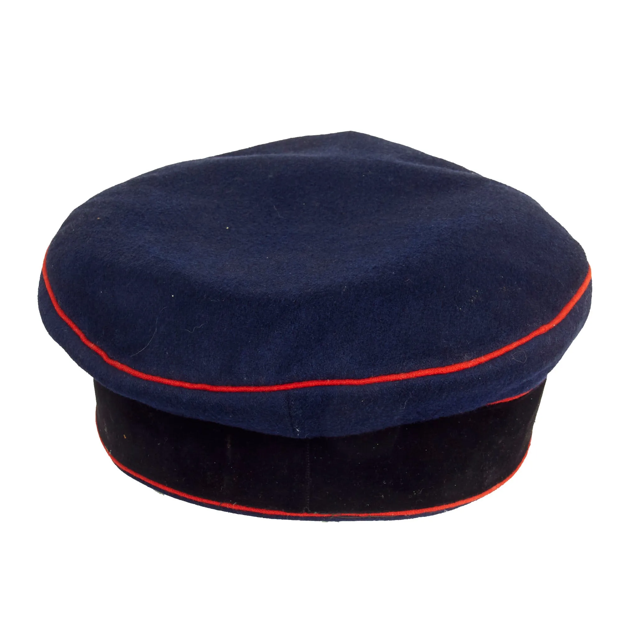 Original WWII German Deutsche Reichsbahn Railway Official’s Schirmmütze Visor Cap by Fr. Fssler - Size 57