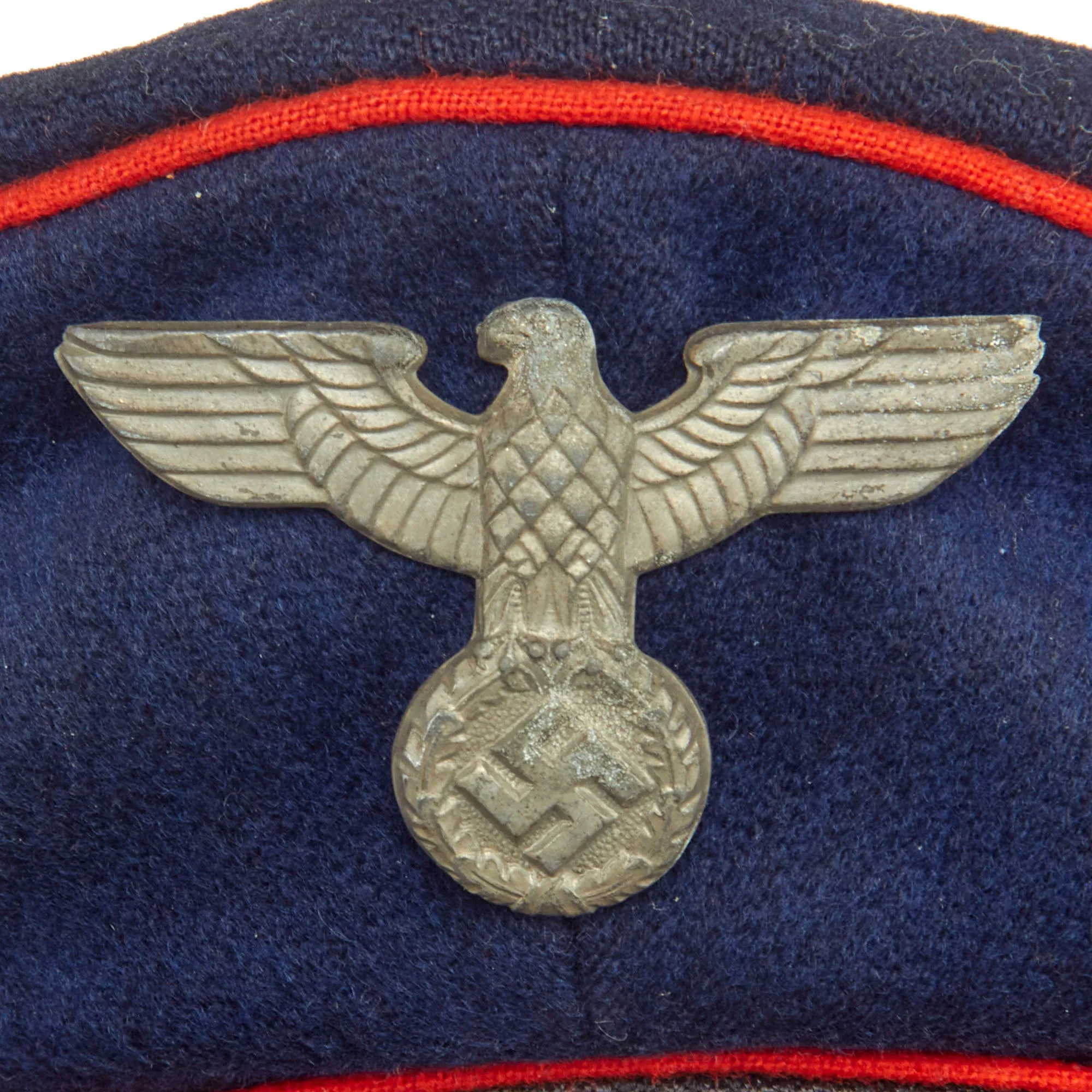Original WWII German Deutsche Reichsbahn Railway Official’s Schirmmütze Visor Cap by Fr. Fssler - Size 57