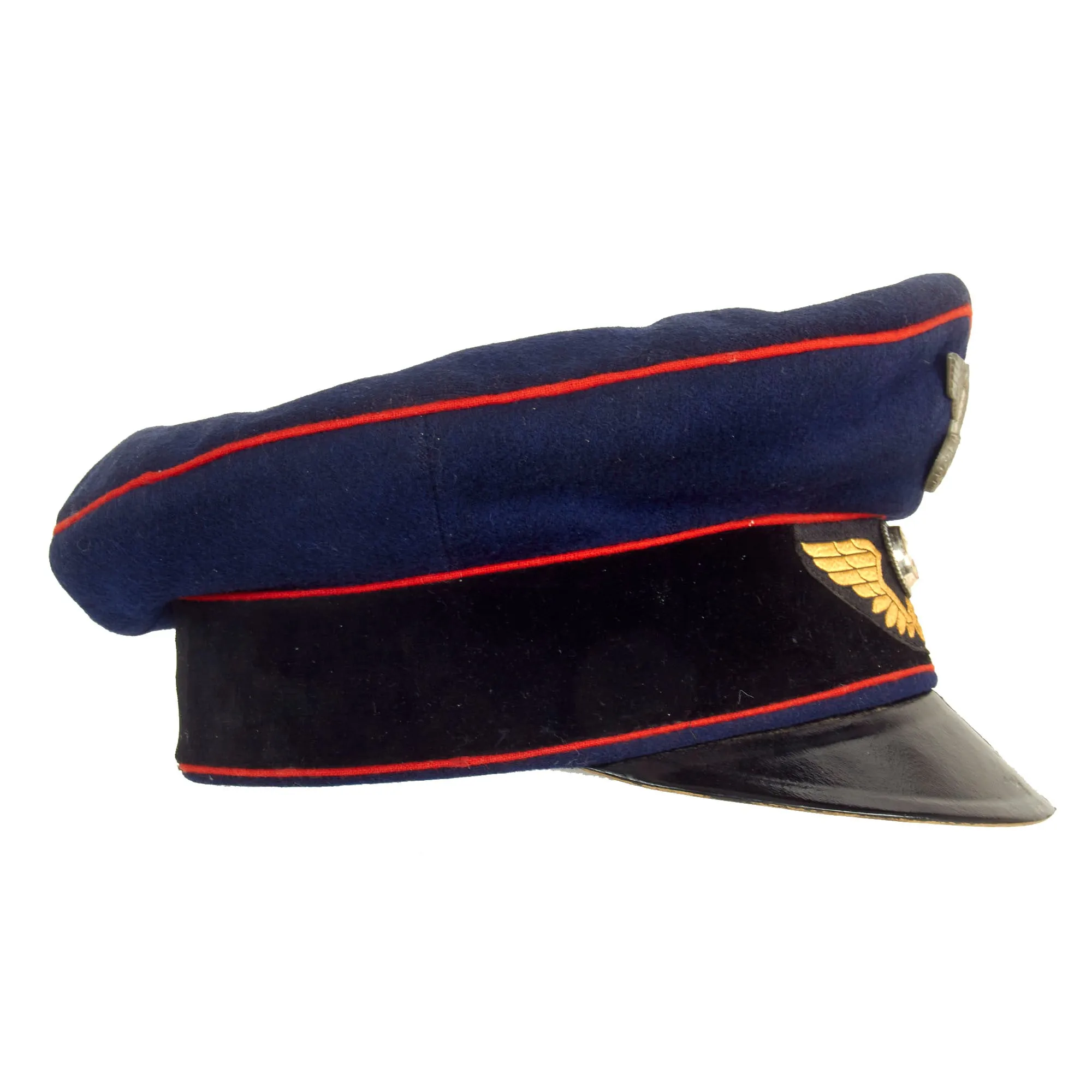 Original WWII German Deutsche Reichsbahn Railway Official’s Schirmmütze Visor Cap by Fr. Fssler - Size 57