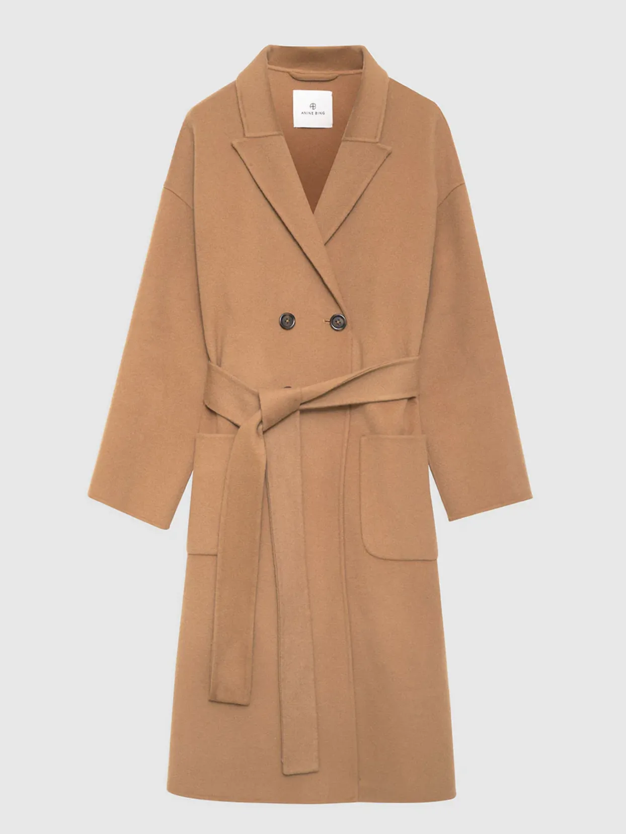 Oversized Cashmere Blend Coat - XS