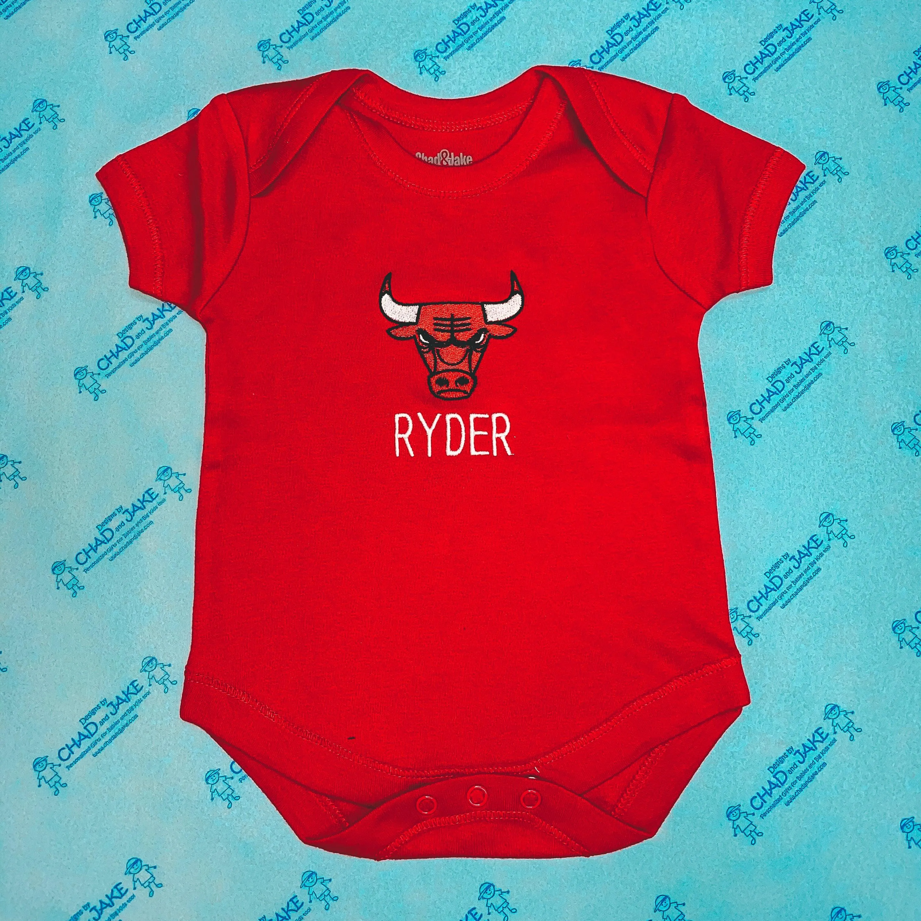 Personalized Chicago Bulls Bodysuit