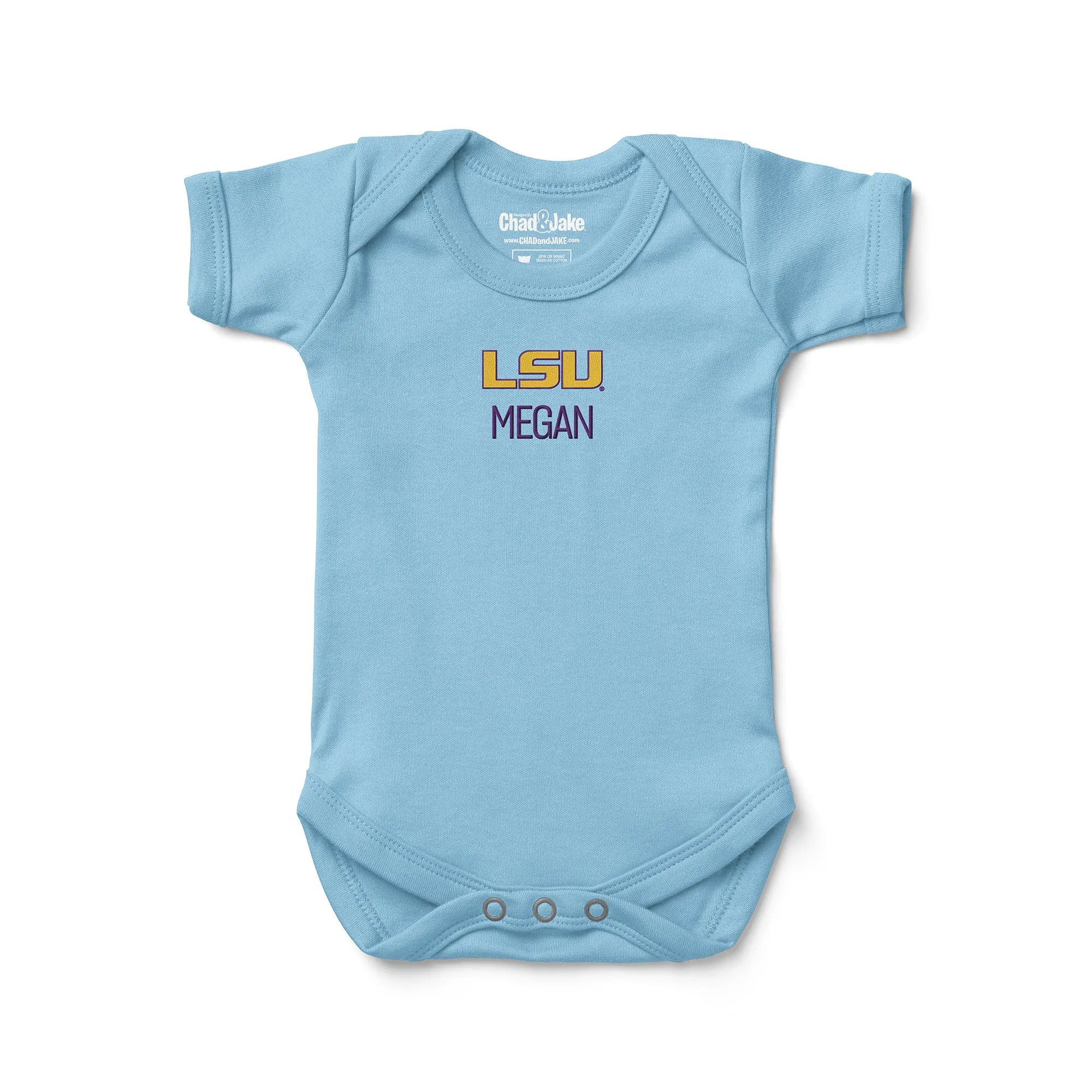 Personalized LSU Tigers Bodysuit
