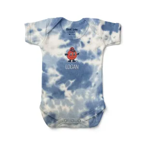 Personalized Syracuse Orange Otto Tie Dye Bodysuit