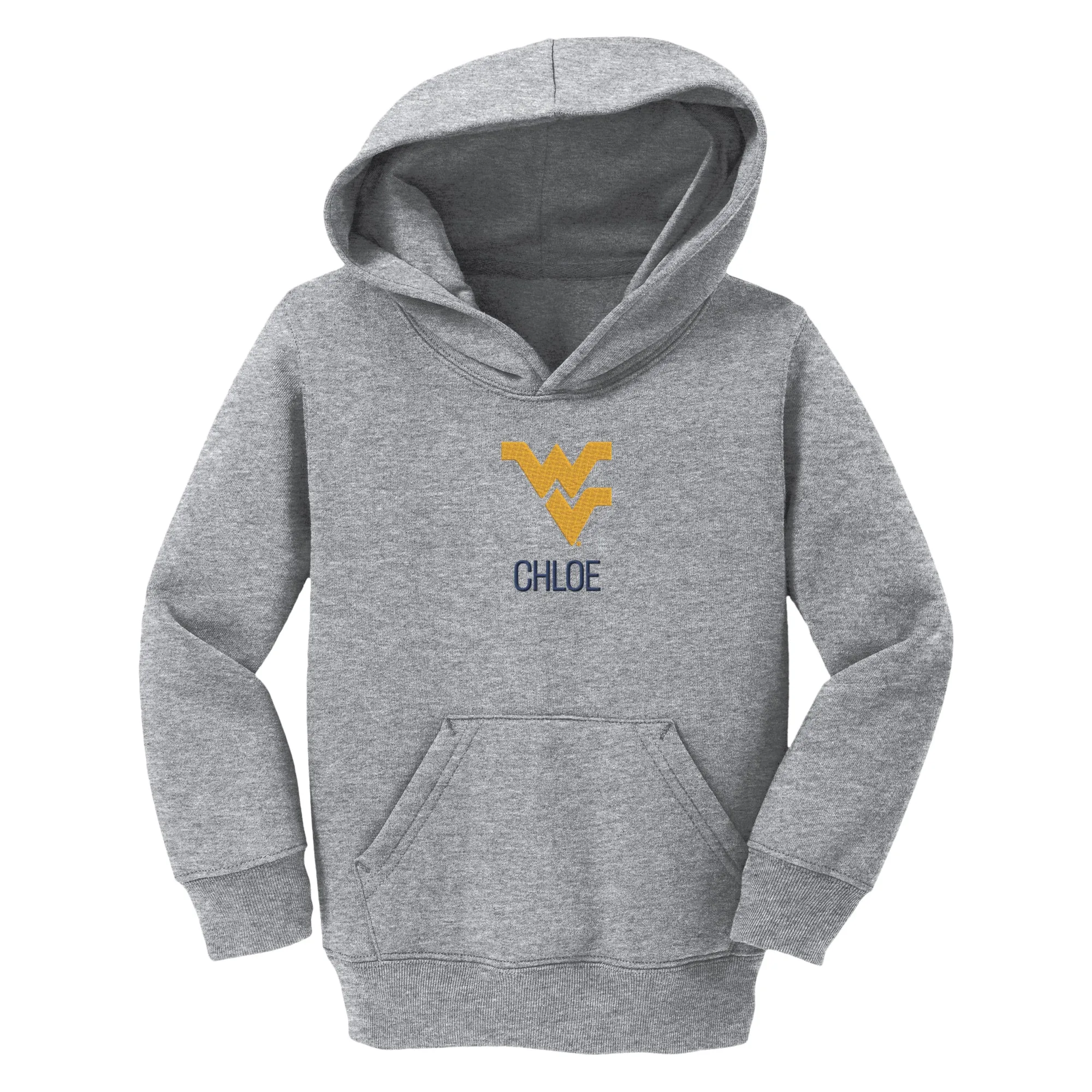 Personalized West Virginia Mountaineers Toddler Pullover Sweatshirt