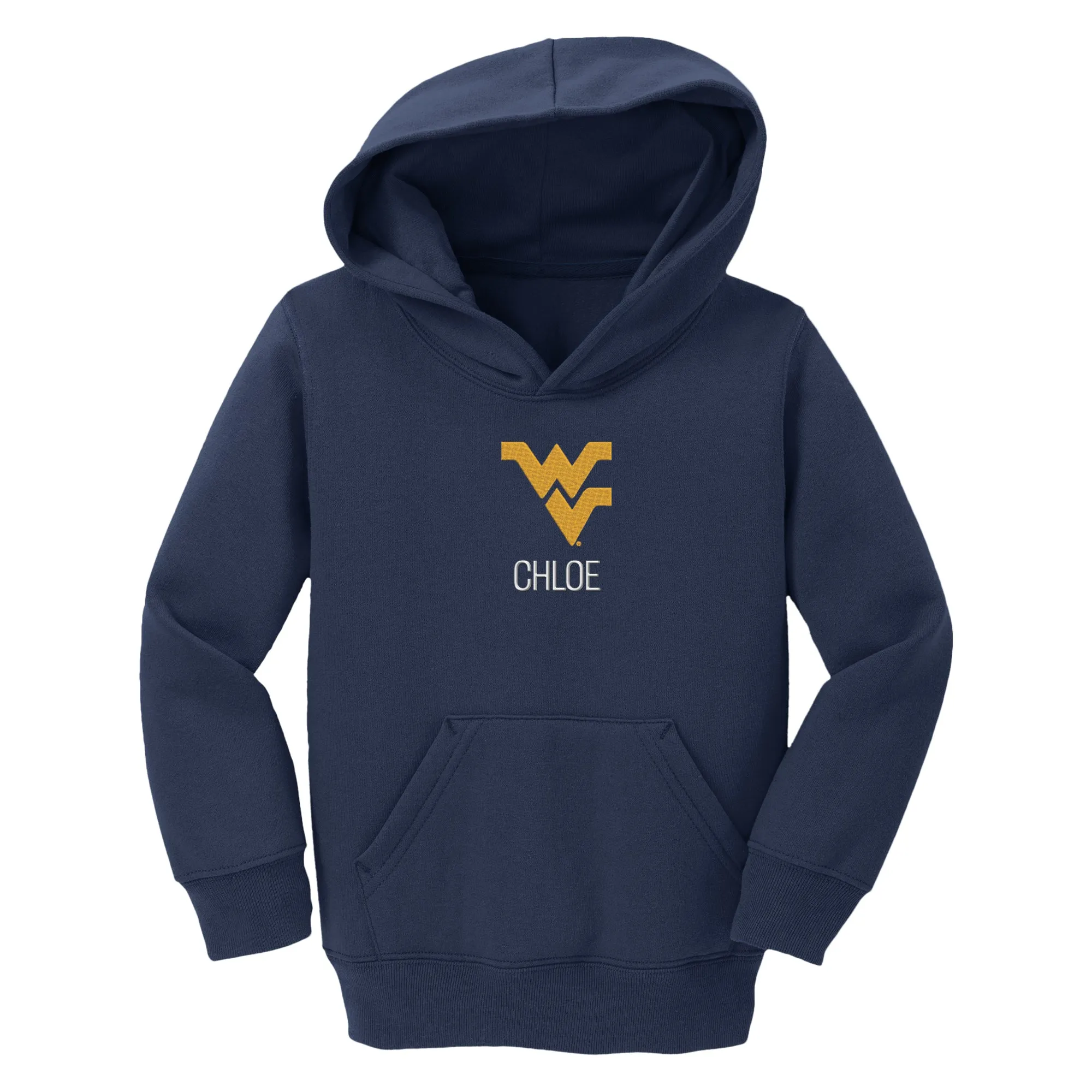 Personalized West Virginia Mountaineers Toddler Pullover Sweatshirt