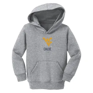 Personalized West Virginia Mountaineers Toddler Pullover Sweatshirt