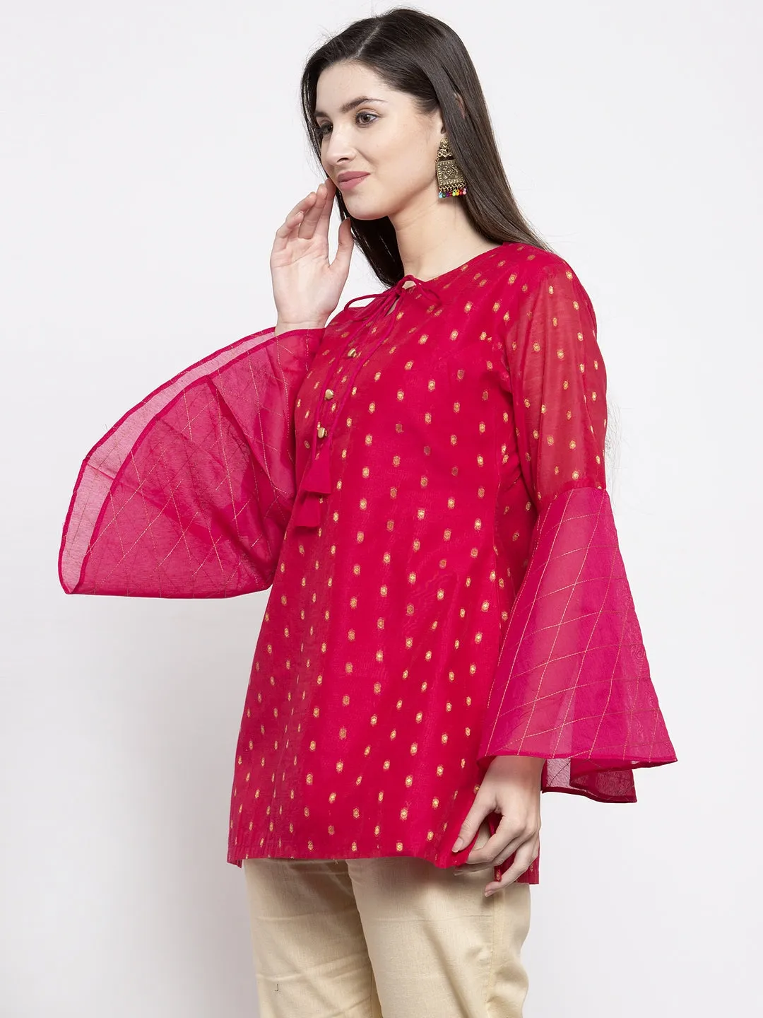 Pink Ethnic Tunic