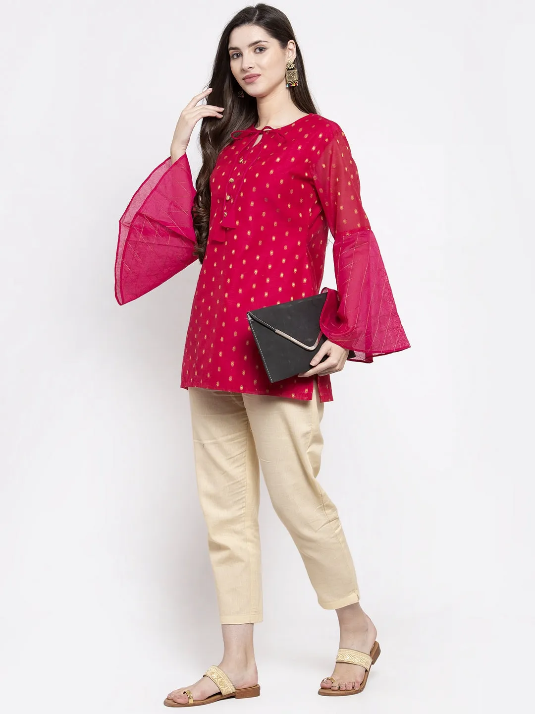 Pink Ethnic Tunic