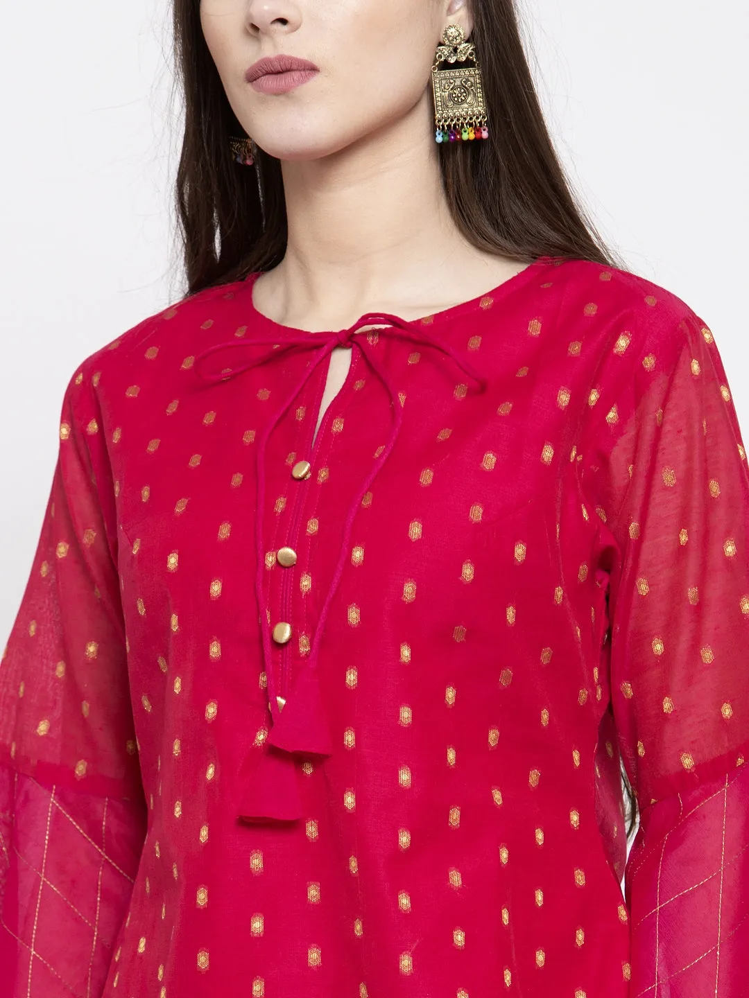 Pink Ethnic Tunic