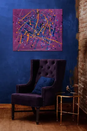 Plum Universe #2 - Original Painting