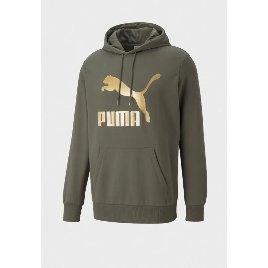 Puma Classics Logo Men Lifestyle Hoody Grape Leaf