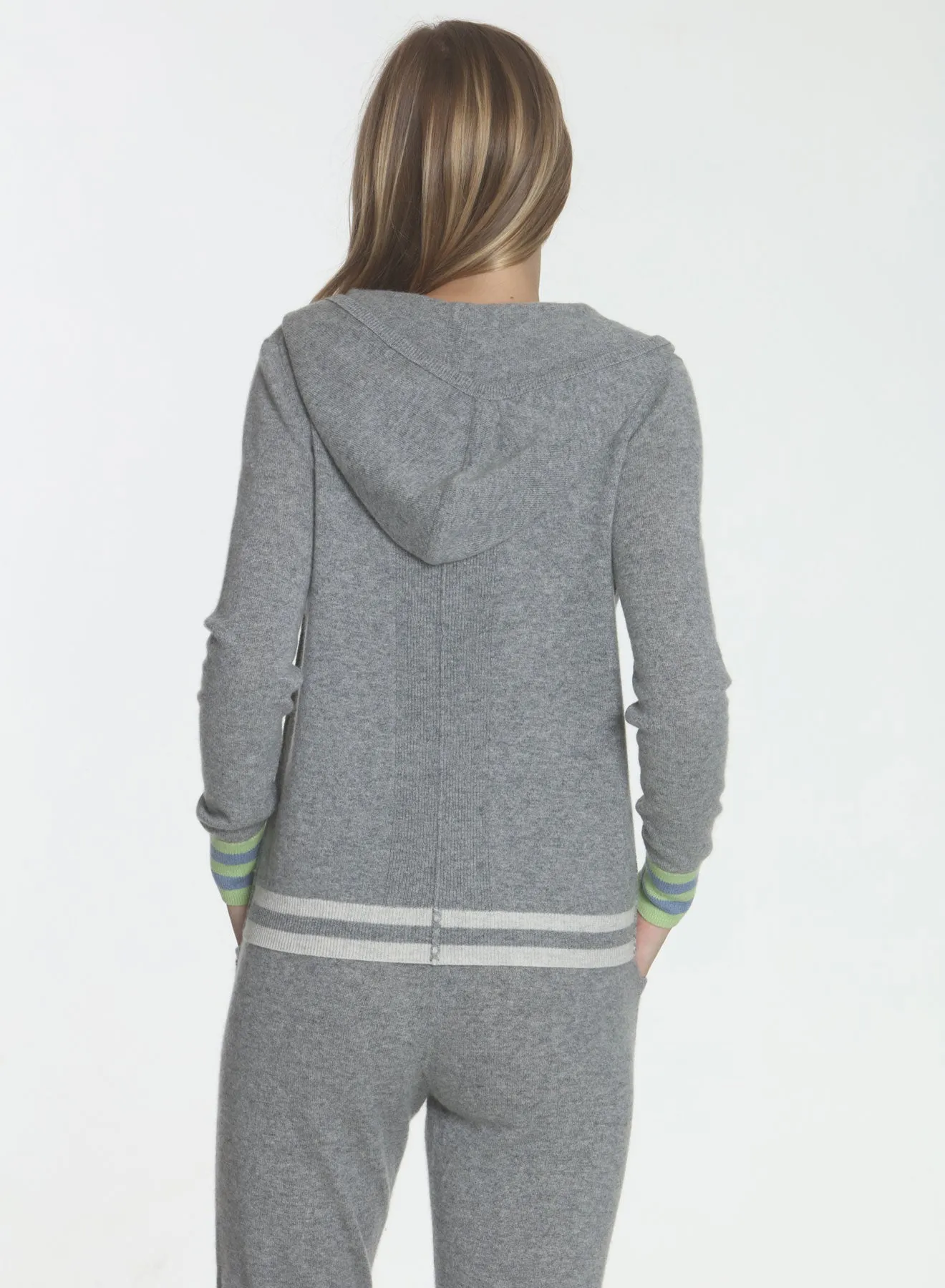 Retro Peace Hoodie - Grey