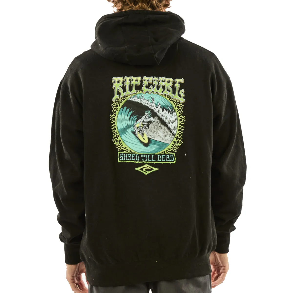 Rip Curl Shred Till Dead Pullover Hoodie