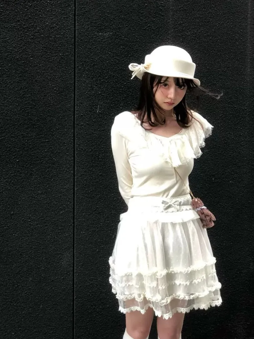 Roma Gyaru Kei Sweet Girls Mini Skirt