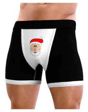 Santa Claus Face Christmas Mens Boxer Brief Underwear