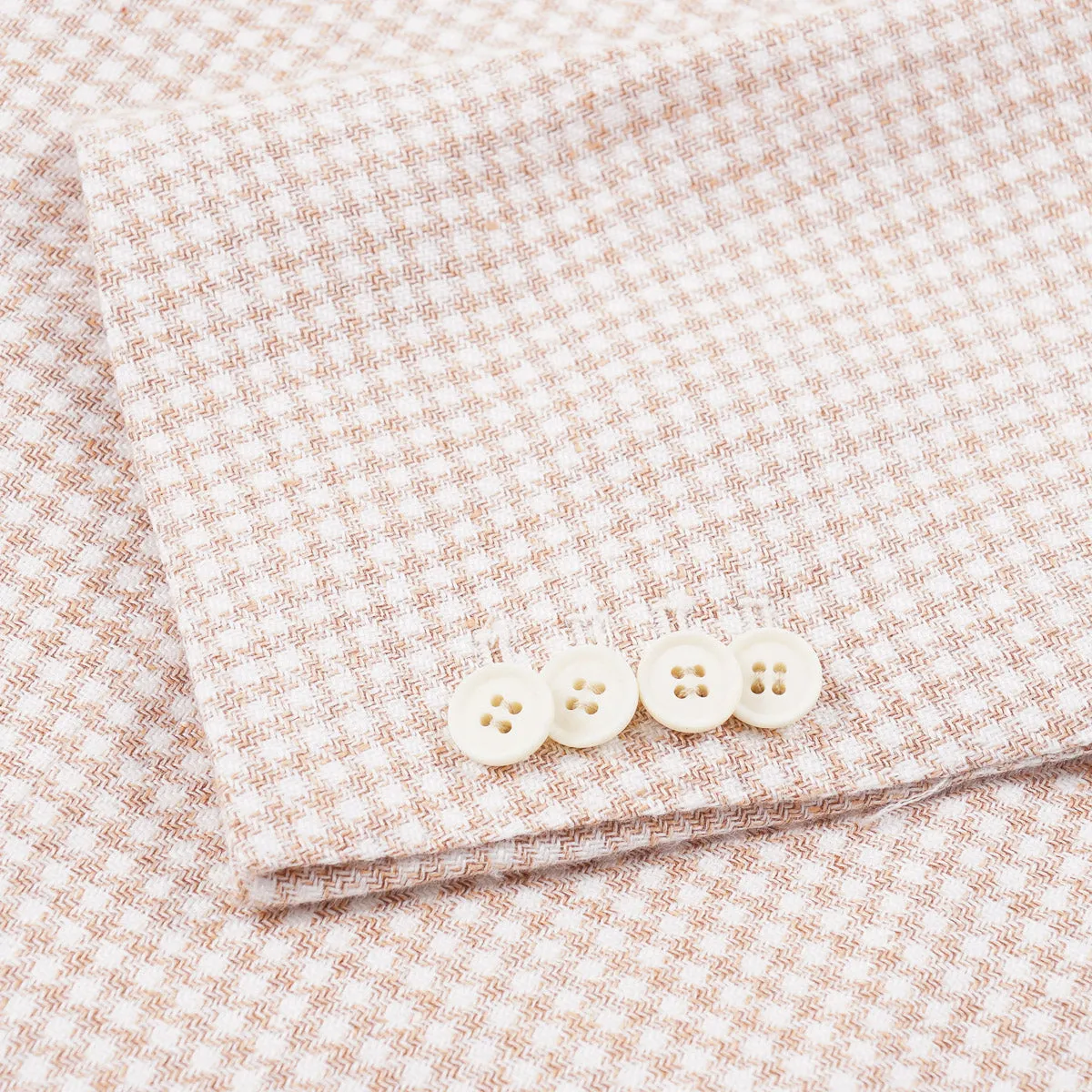 Sartorio Houndstooth Linen-Wool Sport Coat