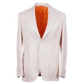 Sartorio Houndstooth Linen-Wool Sport Coat