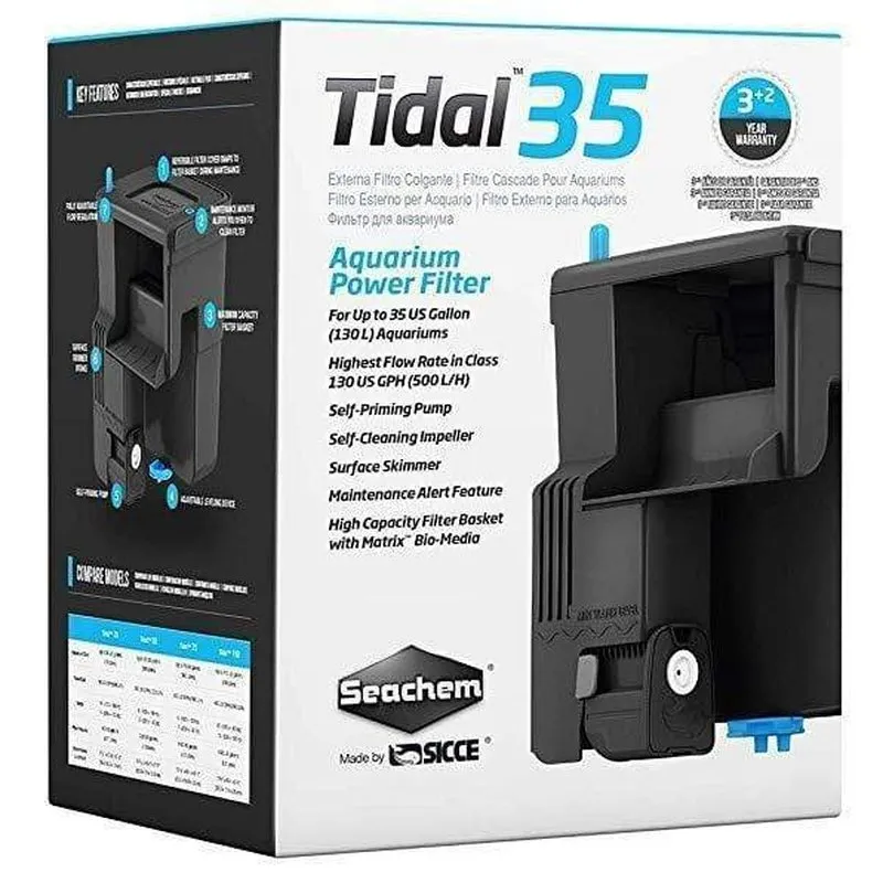 Seachem Tidal 35 Power Filter (up to 130L, 500L/h)