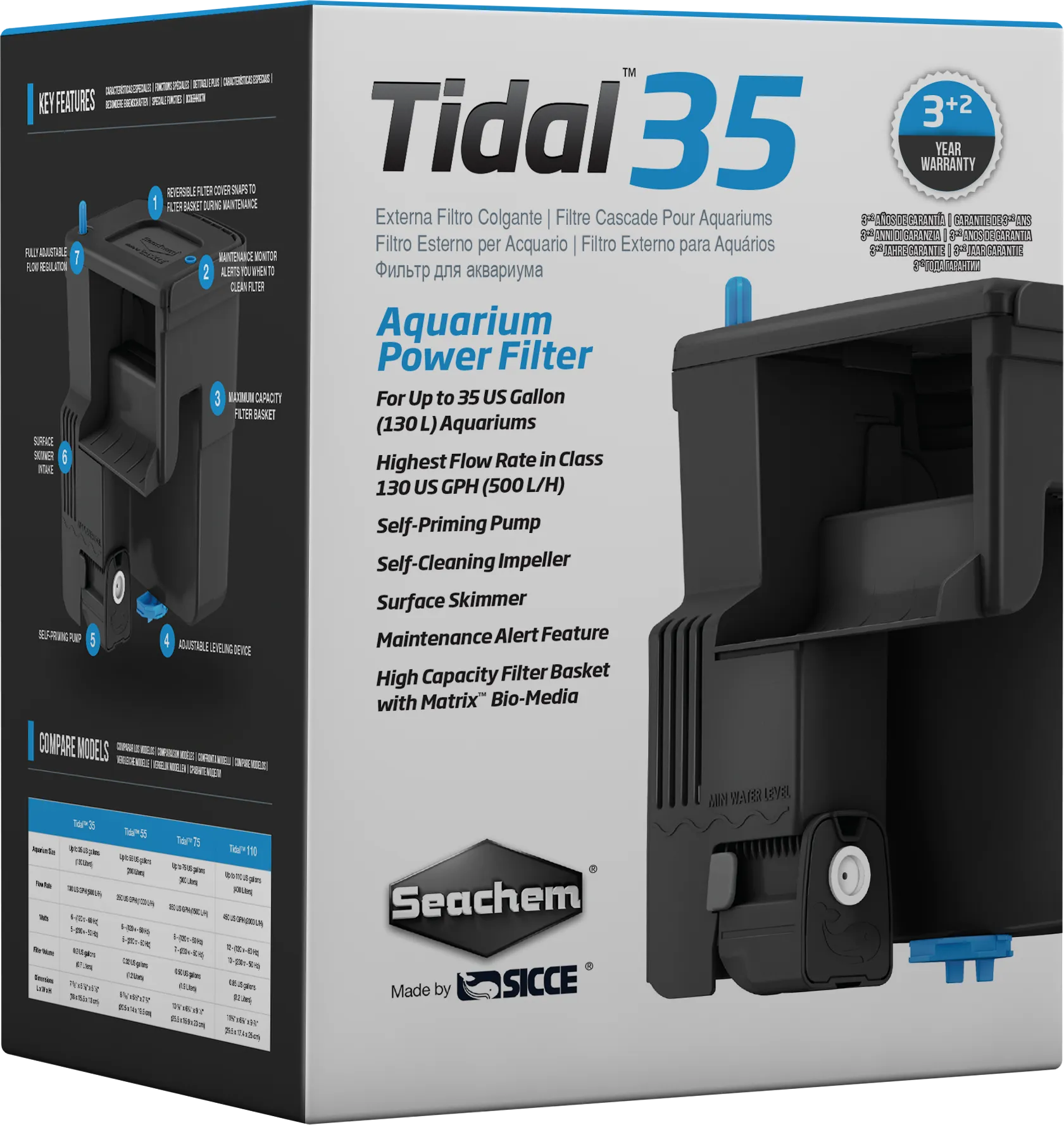 Seachem Tidal Filters with Skimmer