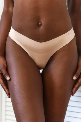 Seamless Mesh Thong - Sand