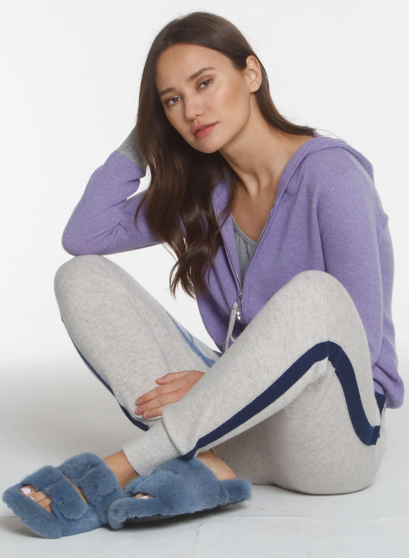 Silver Star Hoodie - Lilac