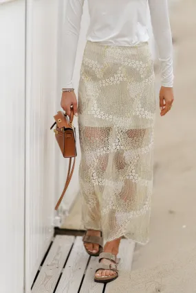 SLFFelica ankle lace skirt flan