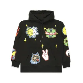 Smiley Start Within Stars Hoodie