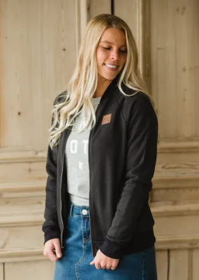 Sota' Black Knit Bomber Jacket - FINAL SALE
