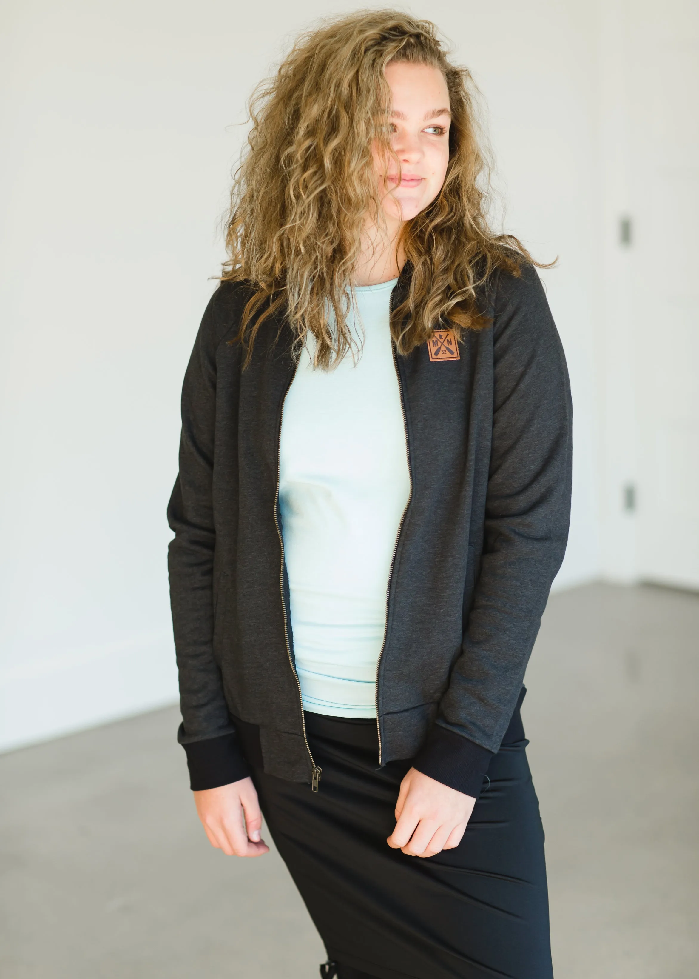 Sota' Black Knit Bomber Jacket - FINAL SALE