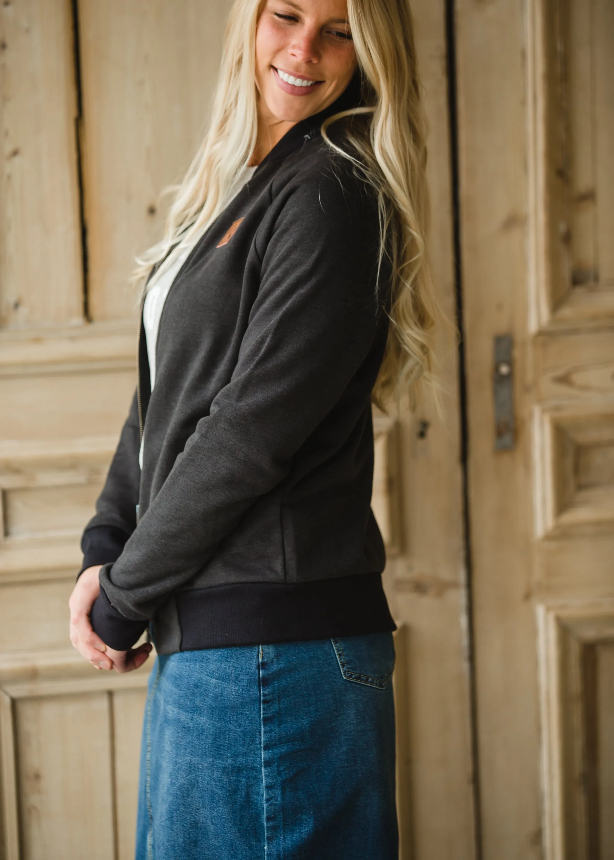 Sota' Black Knit Bomber Jacket - FINAL SALE