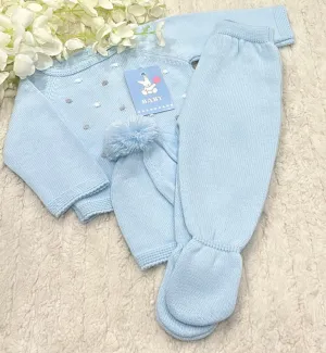 Spotted knitted set