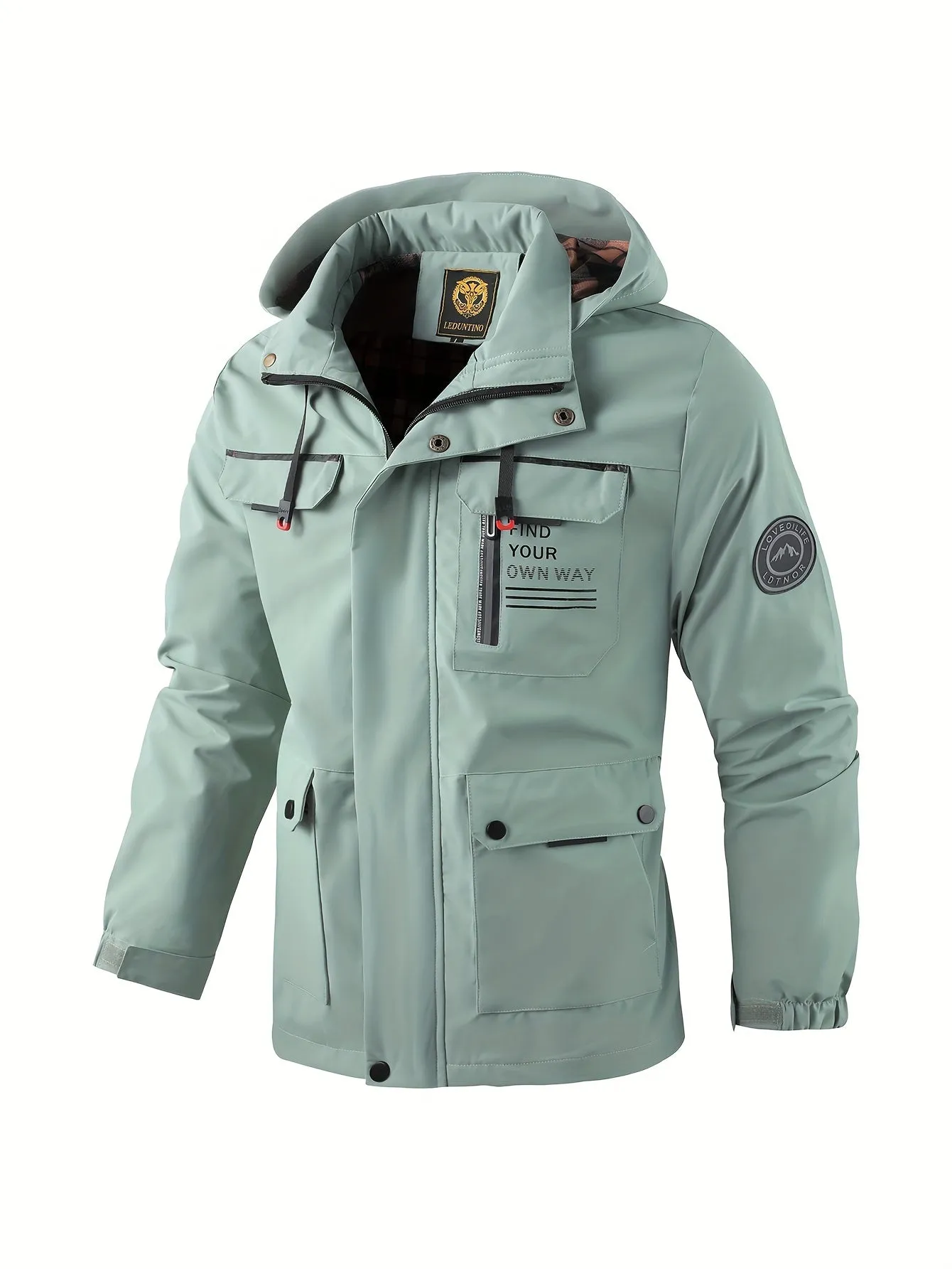Springready Mens Casual Windbreaker Jacket Elevate Your Style