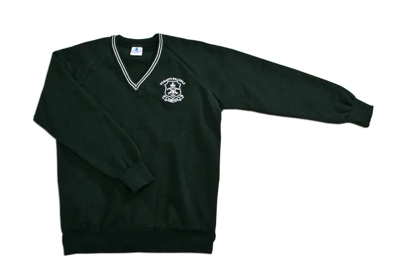 St Mary's Baldoyle School Jumper (White Crest: 1st - 3rd year)