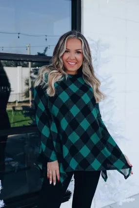 Stella Buffalo Plaid Swing Tunic - Green