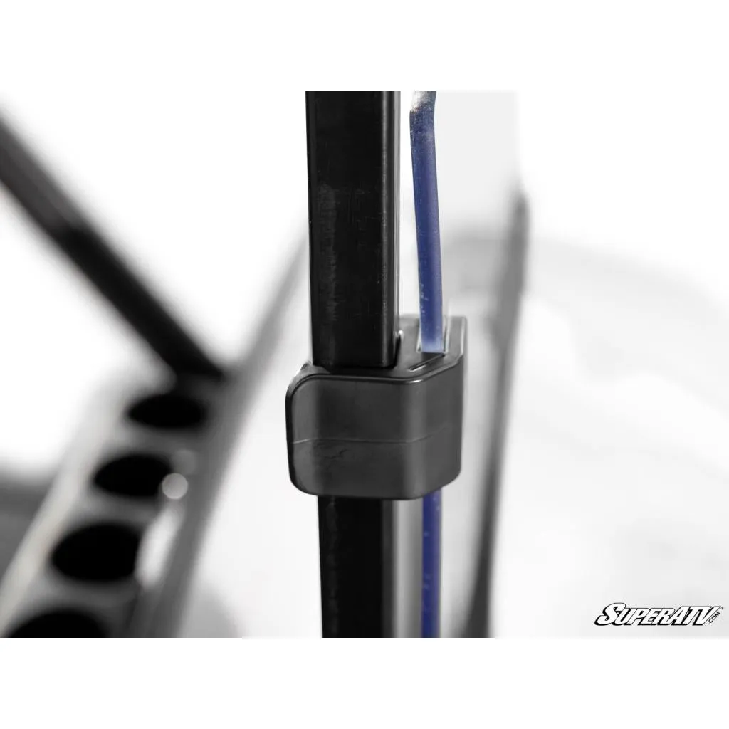 SuperATV Corsa Blue Club Car Precedent Flip Down Windshield
