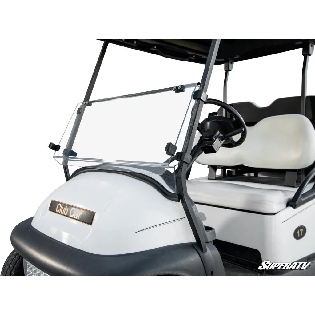SuperATV Corsa Blue Club Car Precedent Flip Down Windshield
