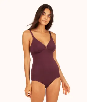 The All-Day Nursing Bodysuit: Plum
