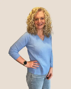The Essential Merino V Neck Knit