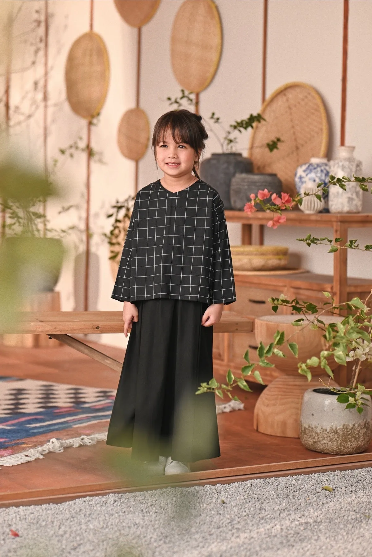 The Heiwa A-Line Skirt - Black
