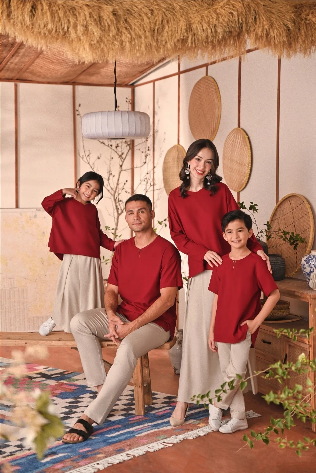 The Heiwa A-Line Skirt - Champagne